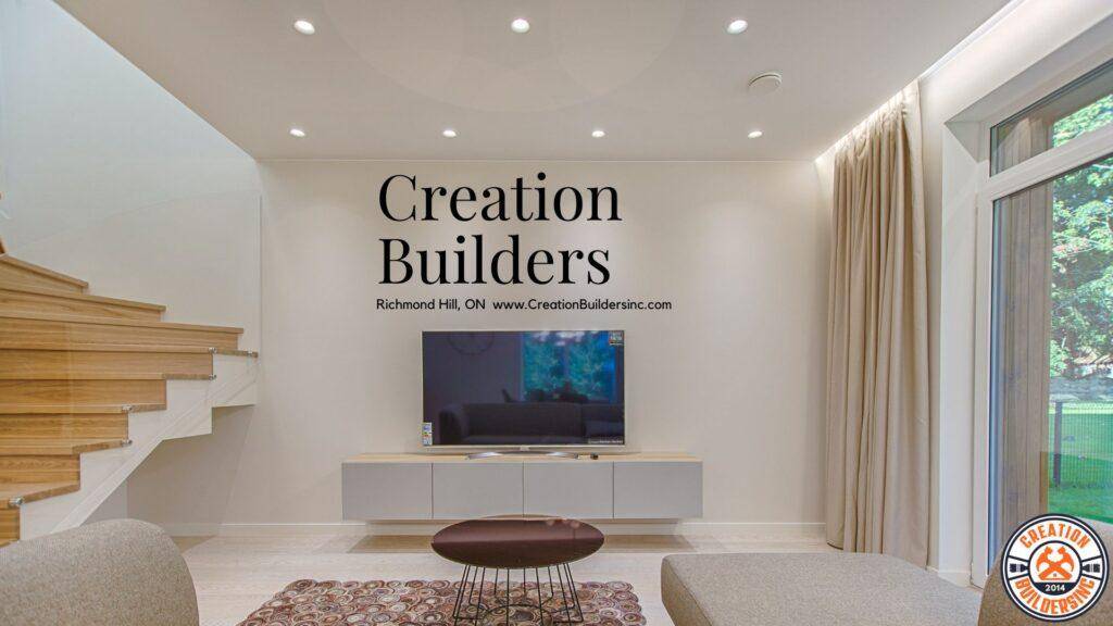 Creation Builders is a Construction Company Based in Toronto Serving all GTA. We serve all the way from Toronto to GTA, Richmond Hill, Markham, Aurora, Newmarket, Oshawa, North York, Scarborough, Mississauga, Brampton and more. Creation Builders Construction in Toronto Renovation Kitchen Bath Furnishing Repair