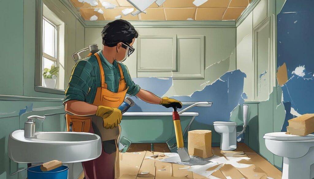 how to fix peeling bathroom ceiling paint