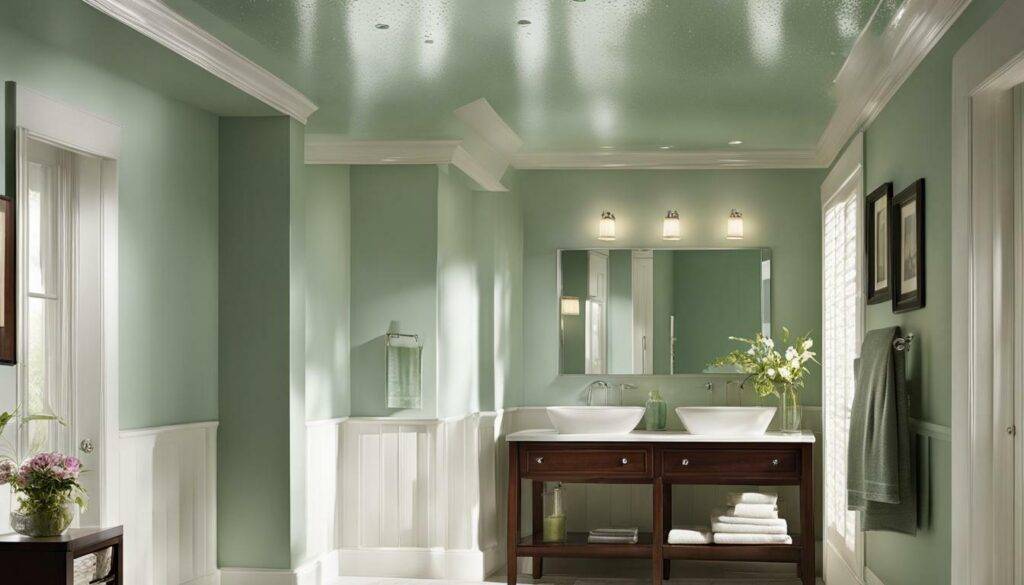 moisture-resistant bathroom ceiling paint