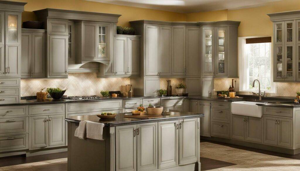 painted wood kitchen cabinets cost