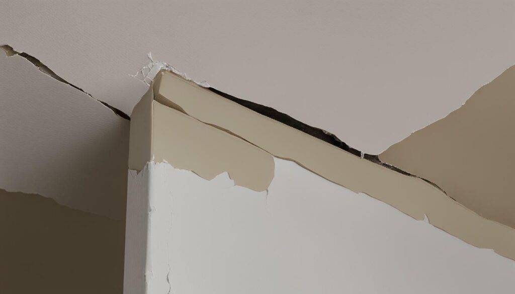 signs of drywall damage